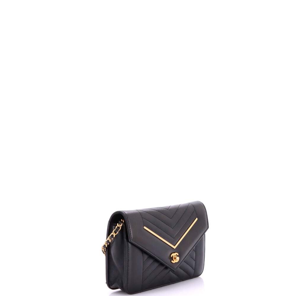 Chanel Reversed Wallet On Chain Chevron #260988C28B - Picture 3 of 9